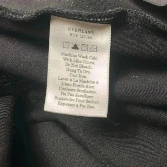 EVERLANE The Dream Kick Flare Pant Black Size Medium - Picture 6 of 9